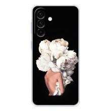 Чехлы (ART) Цветы на Samsung Galaxy A57 (VPrint) (Белые цветы)