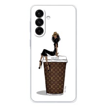 Чехлы Луи Витон для Samsung Galaxy A57 (AlphaPrint - LOUIS VUITTON) (кофе LOUIS VUITTON)