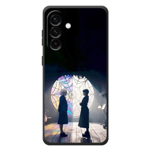 Чехлы с принтом Уэнсдей на Samsung Galaxy A57 – Уэнсдей и Энди