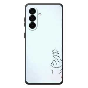 Чехлы (Знак сердечка) на Samsung Galaxy A57 – Сердце на голубом