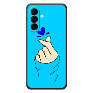Чехлы (Знак сердечка) на Samsung Galaxy A57 – Сердце на синем