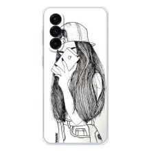 Чехол с печатью для Samsung Galaxy A57 - (Мода) (AlphaPrint) (Фото девочки)