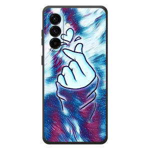 Чехол с принтом для Samsung Galaxy A57 (AlphaPrint - Знак сердечка)