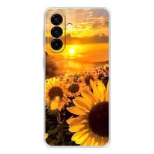 Чехол с Цветами для Samsung Galaxy A57 (поле подсолнухов)