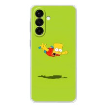 Чехол с Симпсонами для Samsung Galaxy A57 (VPrint) (Барт Симпсон)