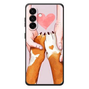 Чехол (ТПУ) Милые собачки для Samsung Galaxy A57 – Любовь к собакам