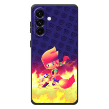 Чохол (ТПУ) з Героями Бравл Старс на Samsung Galaxy A57 – Пенні у вогні