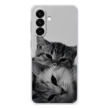 Чехол с рисунком кот на Samsung Galaxy A57 (Пара котов)