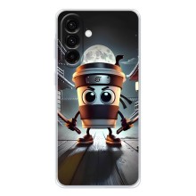 Чехол с мемом Тралалело тралала на Samsung Galaxy A57 (Капучино асасино)