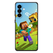 Чехол с картинками Майнкрафт для  (Персонаж Майнкрафт)
