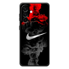Чехол с логотипом Найк на Samsung Galaxy A57 (Найк на черном)