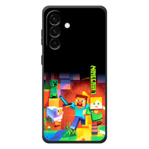 Чохли для Samsung Galaxy A57 (Персонажі МайнКрафт) (Герой Майнкрафт)