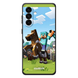Чохли для Samsung Galaxy A57 (Персонажі МайнКрафт) (На коні)