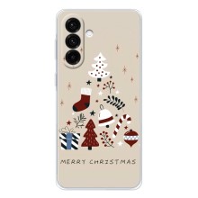 Рождественские, Праздничные Чехлы для Гелекси А57 (Merry Christmas)