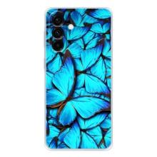 Силиконовый бампер с картинкой животных для Samsung Galaxy A57 (Крылья бабочек)