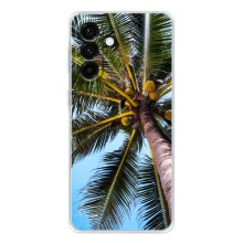 Силиконовый чехол с КАРТИНКАМИ лето для Samsung Galaxy A57 (AlphaPrint) (Пальма)