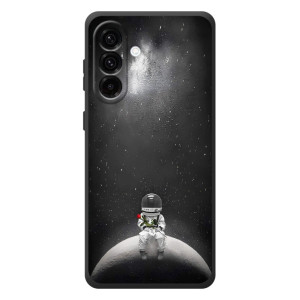 Силиконовый Чехол с принтом "Космонавты" на Samsung Galaxy A57 – Космонавт романтик