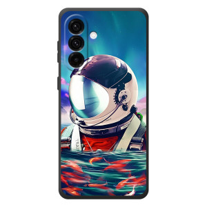 Силиконовый Чехол с принтом "Космонавты" на Samsung Galaxy A57 – Космонавт в воде