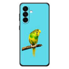 Силиконовый чехол с птичкой на Samsung Galaxy A57