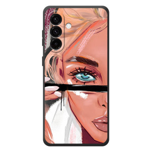Силіконовый Чохол на Samsung Galaxy A57 з картинкой Модных девушек – Дівчина та вії