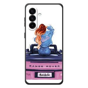 Силіконовый Чохол на Samsung Galaxy A57 з картинкой Модных девушек – Дівчина на машині