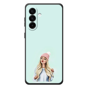 Силіконовый Чохол на Samsung Galaxy A57 з картинкой Модных девушек – В шапці