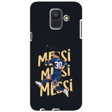 Чохли для Samsung Galaxy A6 2018, A600F (Leo чемпіон) (AlphaPrint) (Messi ПСЖ)