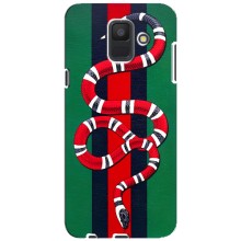 Чохли  GUCCI для Samsung A6 2018, А600F (AlphaPrint) (Gucci змія)