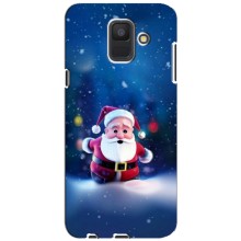 Чехлы на Новый Год Samsung Galaxy A6 2018, A600F (Маленький Дед Мороз)