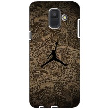 Чехлы для Samsung Galaxy A6 2018, A600F - с картинкой JORDAN (AlphaPrint) (Logo Jordan)