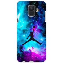 Чехлы для Samsung Galaxy A6 2018, A600F - с картинкой JORDAN (AlphaPrint) (Яркий Джордан)