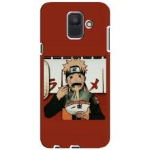 Чехлы с тематикой АНИМЕ для Самсунг А шесть двадцать восемнадцать, А шестьсот Ф (VPrint) – Наруто с лапшой