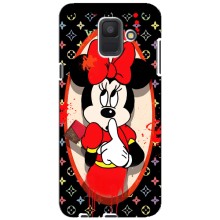 Чехол Disney Mouse Samsung Galaxy A6 2018, A600F (PREMIUMPrint) (Минни Маус ЛВ)