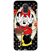 Чехол Disney Mouse Samsung Galaxy A6 2018, A600F (PREMIUMPrint) (Минни peace)