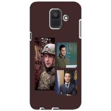 Чехол для Samsung Galaxy A6 2018, A600F (AlphaPrint - с принтом Зеленского) – Президент