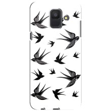 Чохол з пташками на Samsung Galaxy A6 2018, A600F (VPrint) (Ластівки)