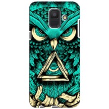 Чохол з пташками на Samsung Galaxy A6 2018, A600F (VPrint) (Сова з оком)