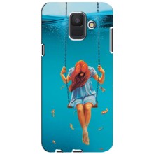 Чохол Стильні дівчата на Samsung Galaxy A6 2018, A600F (Дівчина на гойдалці)