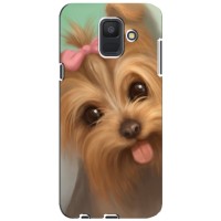 Чехол (ТПУ) Милые собачки для Samsung Galaxy A6 2018, A600F (Йоршенский терьер)