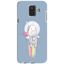 Чохол Unicorn на Samsung Galaxy A6 2018, A600F (Єдинорог космонавт)