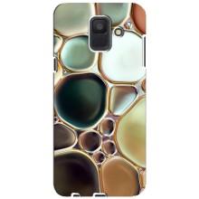 Мраморный чехол на Samsung Galaxy A6 2018, A600F (VPrint) (Радужный Мрамор)