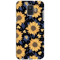 Чехлы с тематикой "ЦВЕТЫ" на Samsung Galaxy A6 2018, A600F (красивые цветы)