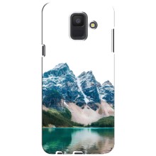 Силиконовый чехол с КАРТИНКАМИ лето для Samsung Galaxy A6 2018, A600F (AlphaPrint) (Гори)