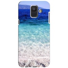 Силиконовый чехол с КАРТИНКАМИ лето для Samsung Galaxy A6 2018, A600F (AlphaPrint) (Море)