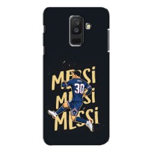 Чехлы для Samsung Galaxy A6 Plus 2018 ( A605) (Leo чемпион) (AlphaPrint) (Messi ПСЖ)