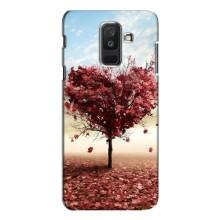 Чехлы для любимой на Самсунг А6 Плюс 2018, А605 (VPrint) (Дерево сердце)