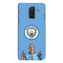 Чехлы с принтом для Samsung Galaxy A6 Plus 2018 (A6 Plus 2018, A605) Футболист – Холанд Манчестер Сити