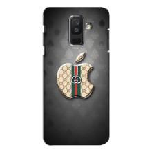 Чехлы ГУЧЧИ для Самсунг А6 Плюс 2018, А605 (AlphaPrint) (Apple gucci)