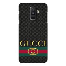 Чехлы ГУЧЧИ для Самсунг А6 Плюс 2018, А605 (AlphaPrint) (Gucci оригинал)