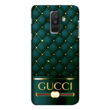Чехлы ГУЧЧИ для Самсунг А6 Плюс 2018, А605 (AlphaPrint) (Текстура Гуччи)
